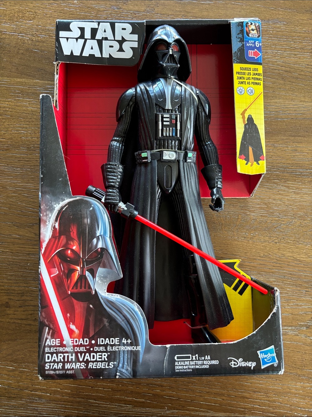 Hasbro Star Wars Darth Vader Action Figure - Black with Red Lightsaber